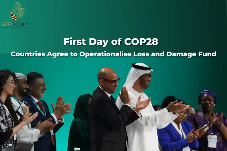 UN Cop28 conference: First decision establishes fund for climate disaster assistance to poorest and most vulnerable countries.